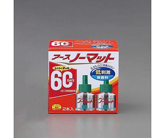 エスコ [60日用] 蚊・殺虫剤(詰替え/2個) EA941B-11A 1pk(ご注文単位1pk)【直送品】