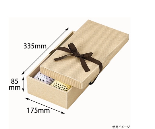 ヤマニパッケージ 贈答箱 ナチュラルBOX28号 ヒモ付 100枚 16-28 1ケース(ご注文単位1ケース)【直送品】