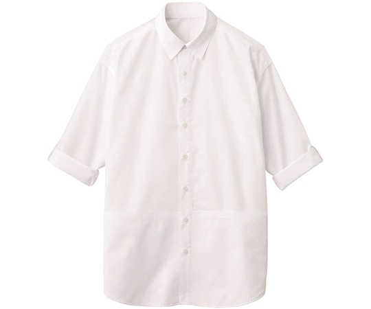 カーシーカシマ HEARTGREEN ロングシャツ Scandinavian Pattern Collection ホワイト S HSY014 1枚（ご注文単位1枚）【直送品】