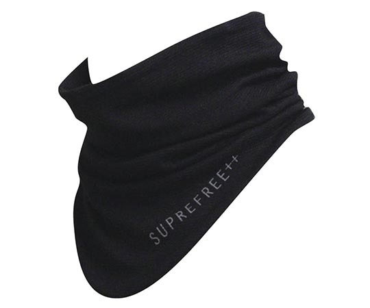 絆工房(SUPREFREE サプリフレ) ネックウォーマー 黒 M SRU1509W201BK/M 1枚(ご注文単位1枚)【直送品】