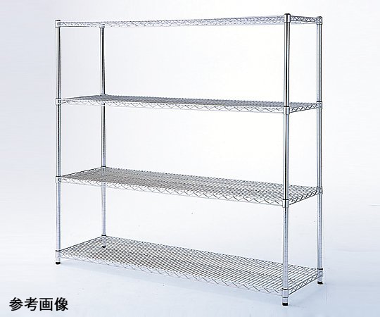 ストア・エキスプレス ワイヤーラック 4段 1822×457×1507mm 61-62-9-4 1台(ご注文単位1台)【直送品】