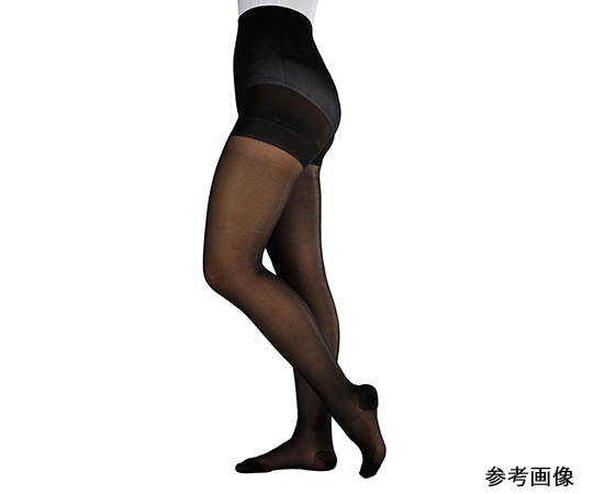 アルケア アンシルクR・1 パンティーストッキング（つま先あり） ブラック L 18441 1箱（ご注文単位1箱）【直送品】