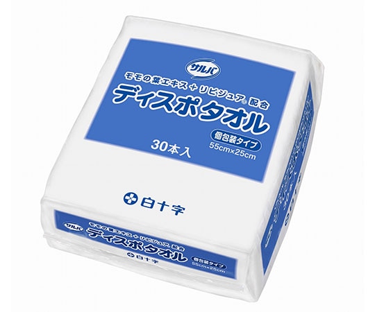 白十字 サルバ ディスポタオル 個包装タイプ 30本入×12袋 42720 1ケース(ご注文単位1ケース)【直送品】