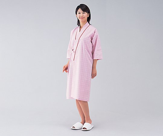 住商モンブラン 患者衣(男女兼用) 59-445 ピンクLL 59-445 LL 1枚(ご注文単位1枚)【直送品】