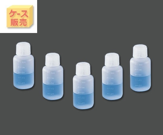 アズワン アイボーイ(ケース販売) PP細口びん 100mL 100入  1箱(ご注文単位1箱)【直送品】