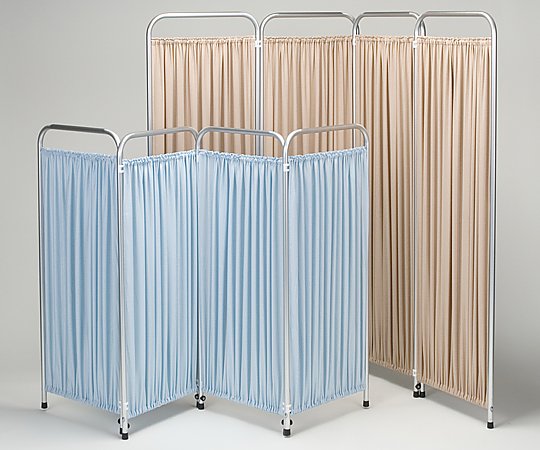 アズワン 衝立 サーモンピンク 小型4枚組 450×100×1050mm×4枚 H032 1組(ご注文単位1組)【直送品】
