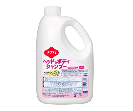 花王 ソフティ ヘッド&ボディシャンプーAROMA(アロマ) 2L×3本 1ケース(ご注文単位1ケース)【直送品】