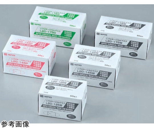 ニプロ サージカルマスク H21 シールド付 ブルー 50枚入 21328 1箱（ご注文単位1箱）【直送品】
