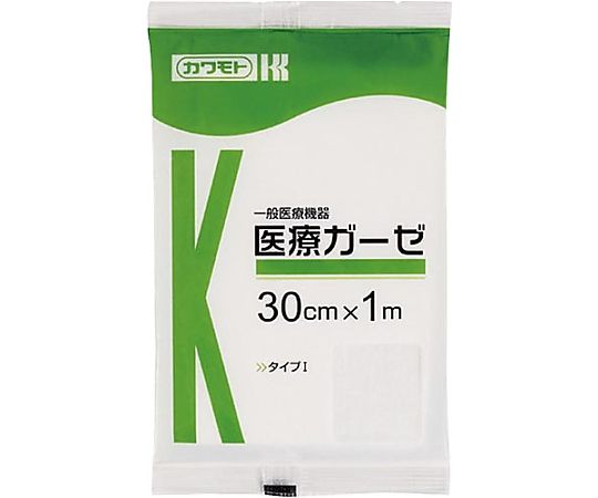 カワモト(川本産業) 医療ガーゼ 30cm×1m 011-020211-00 1枚(ご注文単位1枚)【直送品】