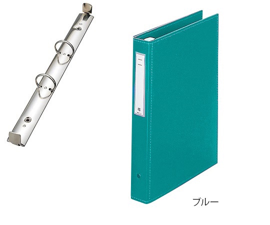 LIHITLAB カルテブック(スタンダード) 2穴タイプ ライトグリーン HB436-4 1冊(ご注文単位1冊)【直送品】