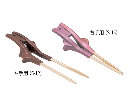 ウインド 箸ぞうくんクリア（自助食器） ピンク 左手用 S-15 1個（ご注文単位1個）【直送品】