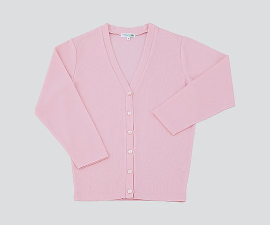 ディーフェイズ ロングカーディガン （Vネック） ピンク/M C-10 1枚（ご注文単位1枚）【直送品】