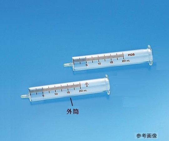 トップ 硝子注射筒 ルアー・ガラス先 外筒 3mL 1箱(10本入) 00206 1箱(ご注文単位1箱)【直送品】