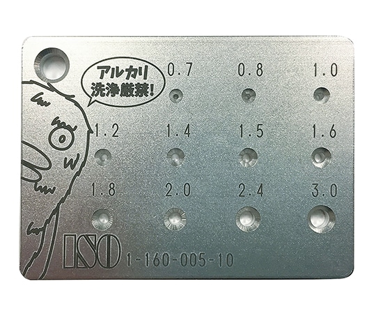 イソメディカル キルシュナー鋼線測定用ゲージ 1-160-005-10 1枚（ご注文単位1枚）【直送品】
