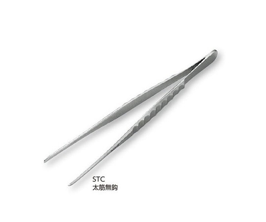 ルマン 外科ピンセット 太筋無鈎 300mm STC-6 1本（ご注文単位1本）【直送品】