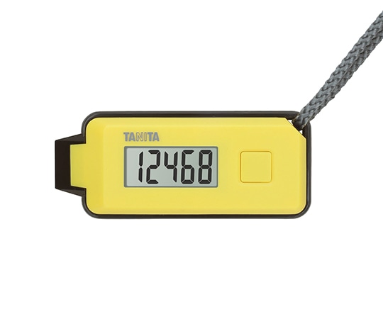 タニタ 歩数計(防災用ホイッスル付き) イエロー FB-738-YL 1個(ご注文単位1個)【直送品】