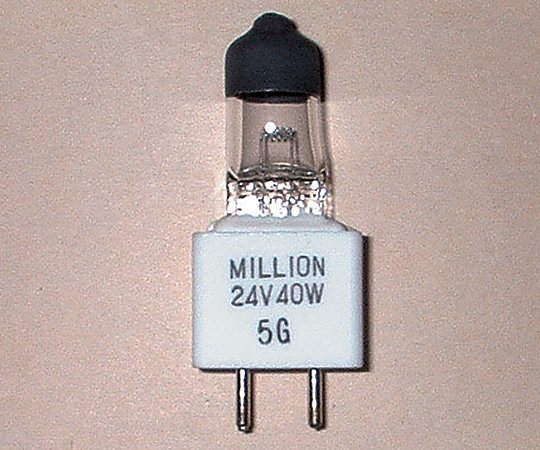アズワン 手術用照明灯 ハロゲン球 24V40W  1個（ご注文単位1個）【直送品】