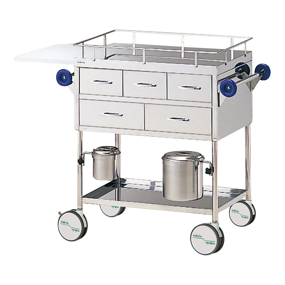 ナビス（アズワン） 繃帯交換車 700×450×850mm NBC-2 1台（ご注文単位1台）【直送品】