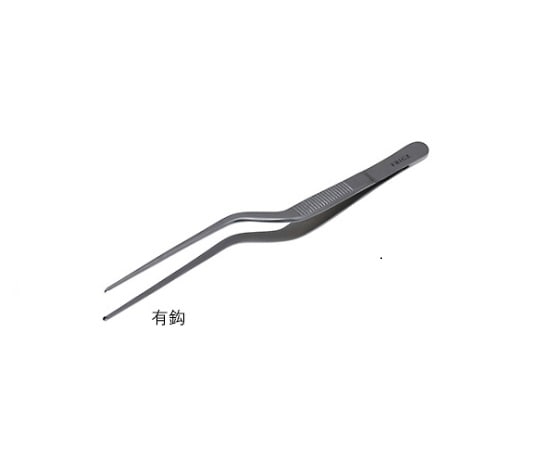 日本フリッツメディコ ルーツェ耳用 ピンセット 14cm 有鈎 A376-4417 1本(ご注文単位1本)【直送品】