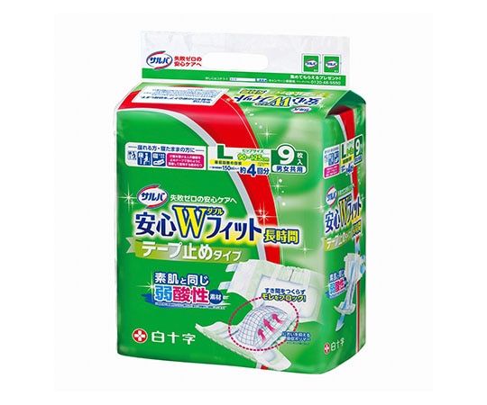 白十字 サルバ 安心Wフィット L 9枚入×4袋 35591 1ケース（ご注文単位1ケース）【直送品】