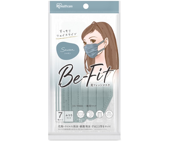 アイリスオーヤマ 美フィットマスク ふつう 7枚入 シャボン PK-B7MXF 1個(ご注文単位1個)【直送品】