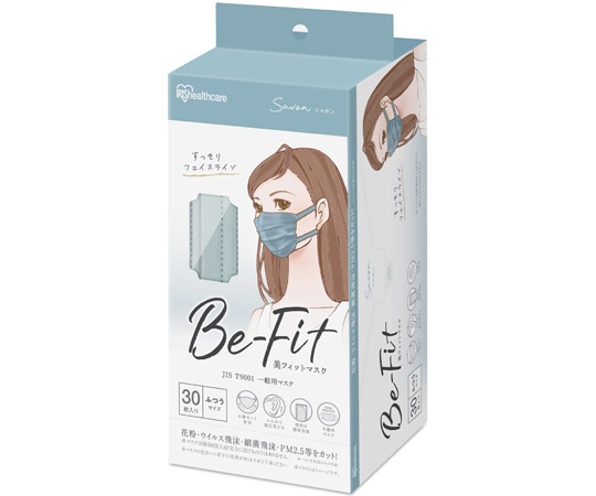 アイリスオーヤマ 美フィットマスク ふつう 30枚入 シャボン PK-B30MXF 1個(ご注文単位1個)【直送品】
