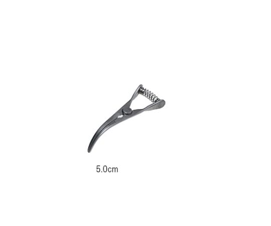 日本フリッツメディコ ブルドック血管鉗子 5.0cm 強弯 V232-1334 1個(ご注文単位1個)【直送品】