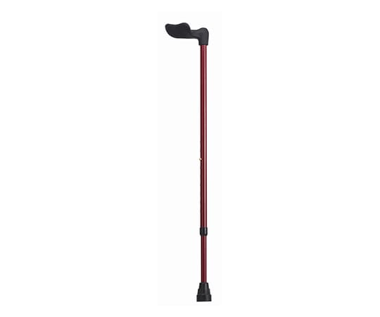OSSENBERG 杖 FGシリーズ 伸縮タイプ 左手用 メテリックレッド FG-1L 1本（ご注文単位1本）【直送品】