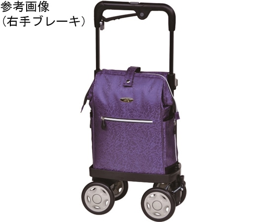 須恵廣工業 ウォーキングキャリー アイカートネオ2 ローズパープル 左手ブレーキ No.834 1台(ご注文単位1台)【直送品】