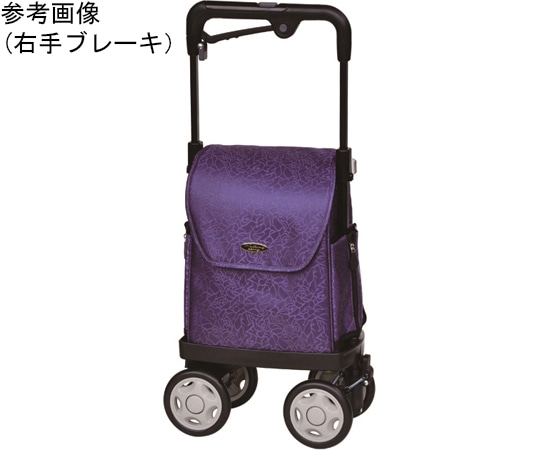 須恵廣工業 ウォーキングキャリー アイカートネオ ローズパープル 左手ブレーキ No.833 1台(ご注文単位1台)【直送品】