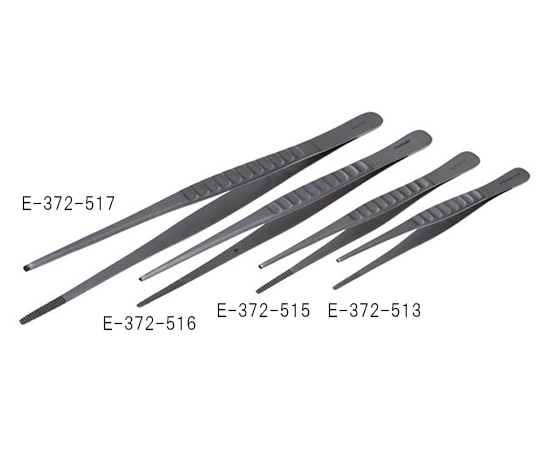 日本フリッツメディコ 一般外科ピンセット 大波 23cm 無鈎 E372-517 1本（ご注文単位1本）【直送品】