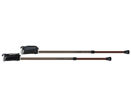 シナノ そふと安心2本杖 ブラウン 650180 1組(ご注文単位1組)【直送品】
