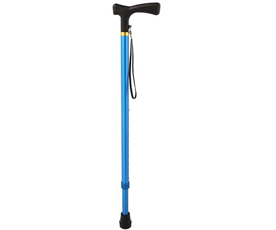 WIZ'A(アークランドサカモト) カラーステッキ 伸縮式 70~93cm ブルー Z02460 1台（ご注文単位1台）【直送品】