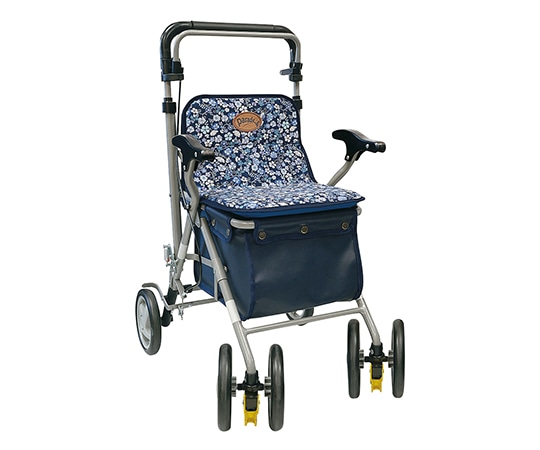 島製作所 パレード 花柄紺 1個(ご注文単位1個)【直送品】