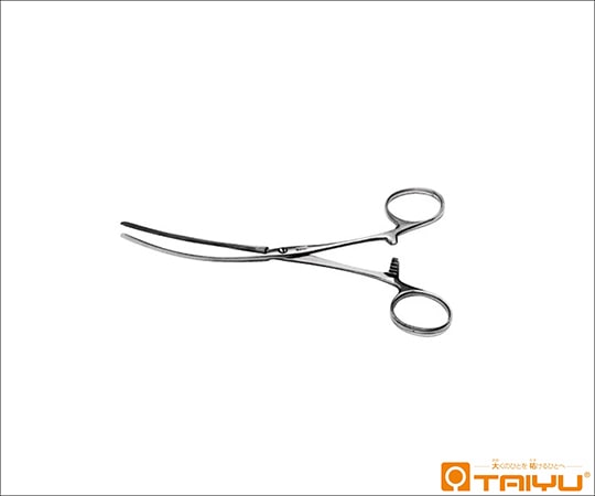 TAIYU（大祐医科工業） 小児用腸鉗子 反 ネジ止 全長15cm TY-712BS 1本（ご注文単位1本）【直送品】