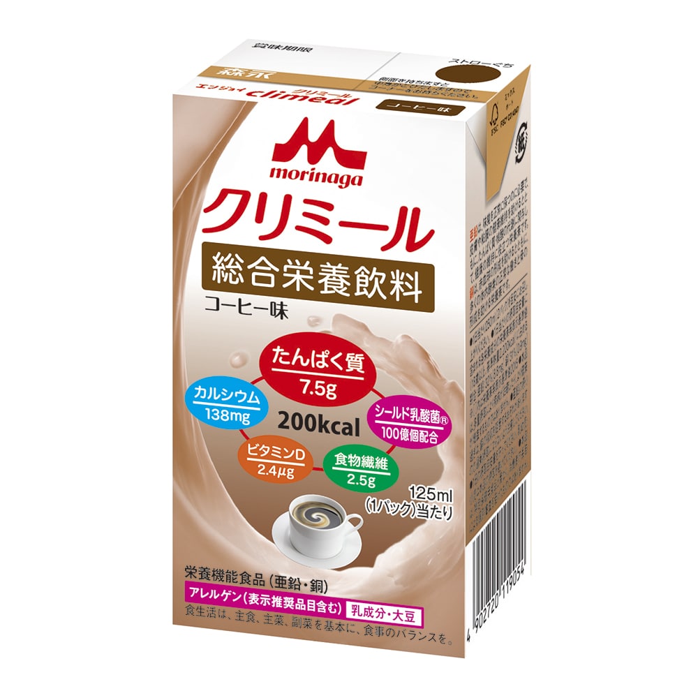 森永乳業クリニコ エンジョイクリミール（栄養機能食品） コーヒー味 24パック入 1箱※軽 (ご注文単位1箱）【直送品】
