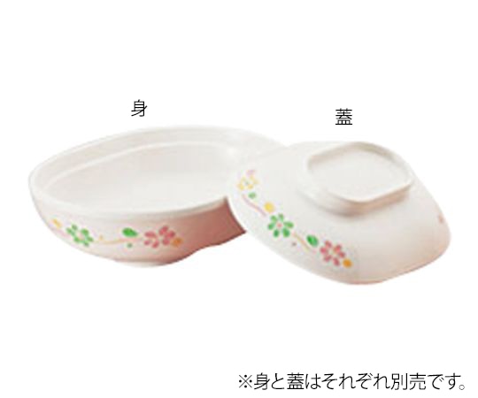 信濃化学工業 保温食器 かれん 保温楕円煮物椀 蓋 588 1個（ご注文単位1個）【直送品】