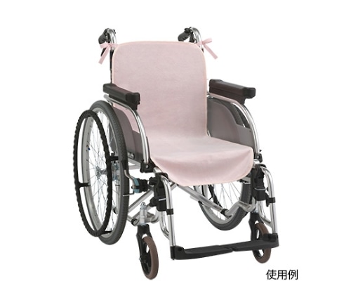 ケアメディックス 車いすシートカバー ピンク 1パック(2枚入) 1パック(ご注文単位1パック)【直送品】