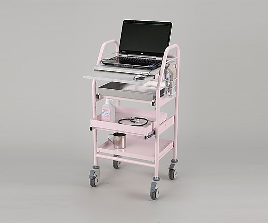 ナカバヤシ 電子カルテワゴン 530×415×1037mm RKW-202 1台（ご注文単位1台）【直送品】