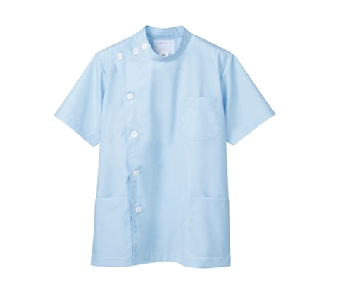 住商モンブラン ケーシー メンズ 半袖 サックス 52-604 LL 1枚(ご注文単位1枚)【直送品】