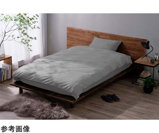 アイリスオーヤマ 枕カバー 400×600mm ライトグレー PWC-TCA4060 1枚(ご注文単位1枚)【直送品】