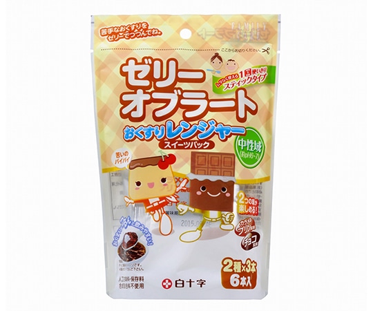 白十字 FC(ファミリーケア) おくすりレンジャースイーツパック 2種×3本入×6袋 42489 1ケース※軽 (ご注文単位1ケース)【直送品】