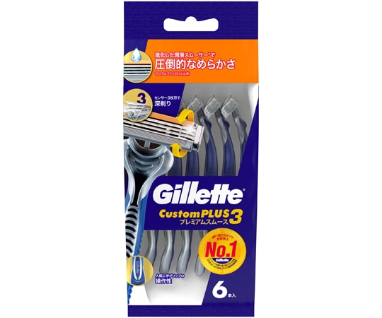 P&G カスタムプラス3プレミアムスムース 6本×72パック入 341297 1ケース（ご注文単位1ケース）【直送品】