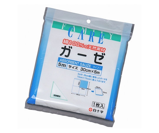 白十字 FC（ファミリーケア） ガーゼ 5m 10袋 10959 1ケース（ご注文単位1ケース）【直送品】
