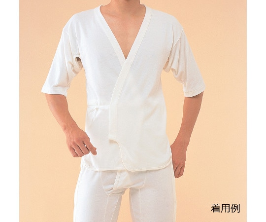 神戸生絲 紳士・婦人共用 和式じゅばん L No.104L 1枚(ご注文単位1枚)【直送品】