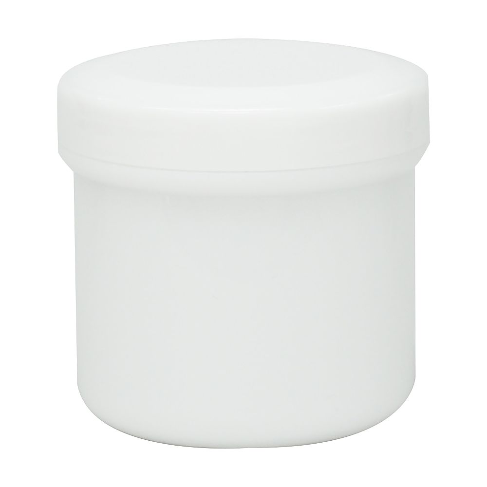 金鵄製作所 軟膏壷（軟膏容器・定量タイプ）100mL 白 40個 10060-801 1箱（ご注文単位1箱）【直送品】