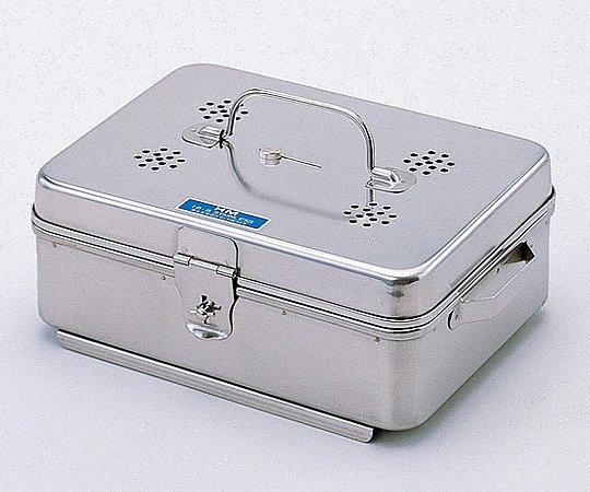 松本製器 卓上オートクレーブ用角カスト（フタ・底開閉式） 270×210×70mm DS 1個（ご注文単位1個）【直送品】