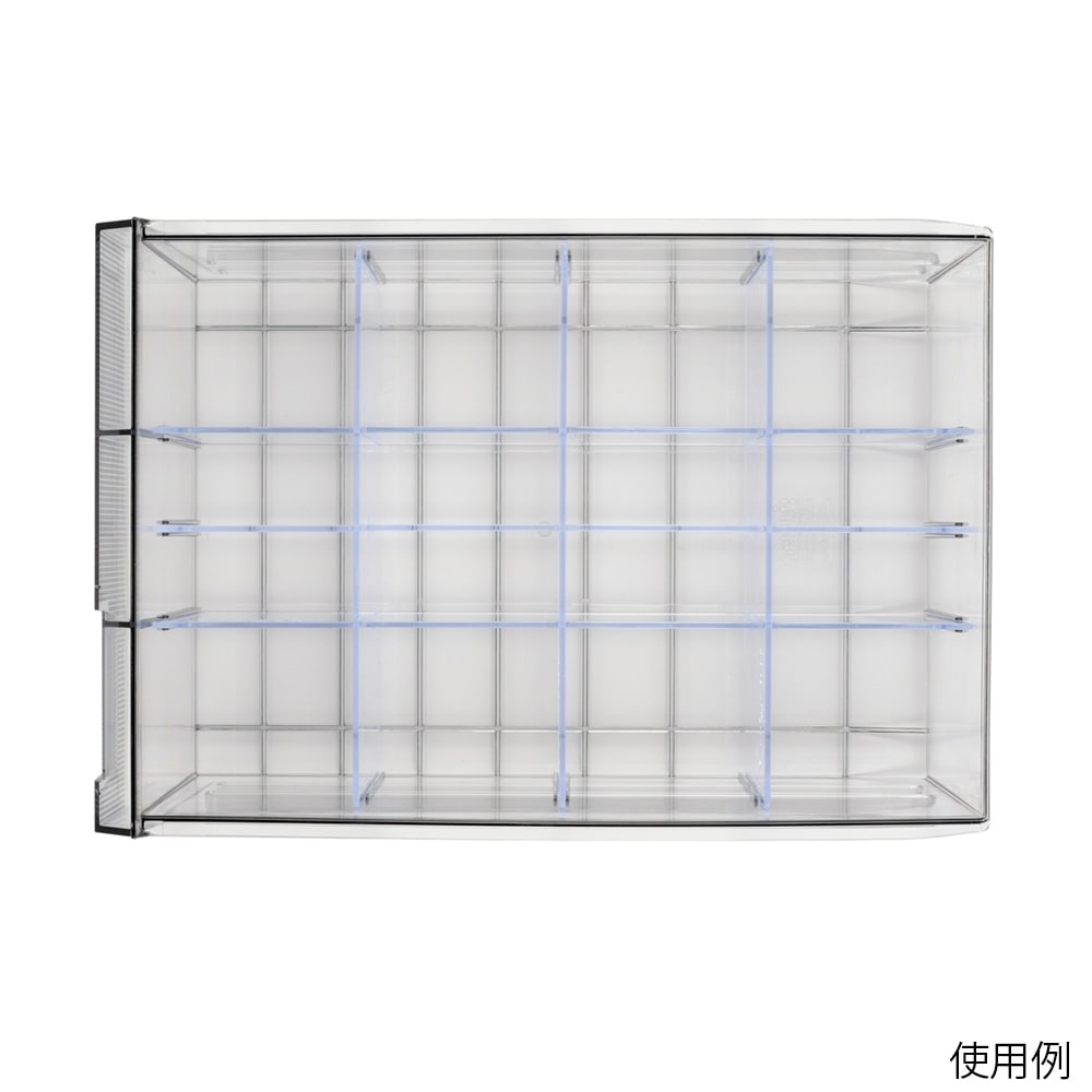 サカセ 仕切板 カセッターB4タイプ用（引出2段用）ヨコ HB4-002 1枚（ご注文単位1枚）【直送品】