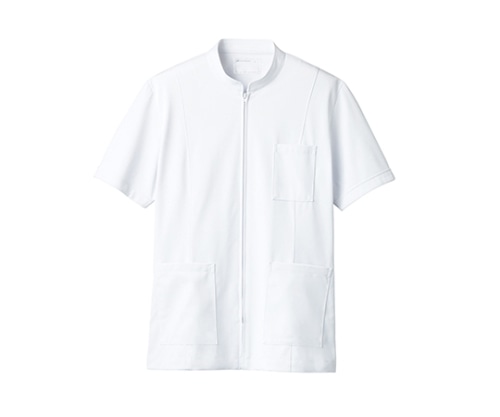 住商モンブラン ケーシー メンズ 半袖 白 72-982 3L 1枚（ご注文単位1枚）【直送品】