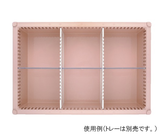 サカセ 仕切板Bセット トレー64-17タイプ(深さ17cm)用 帯電防止タイプ PD17-Bセット 1セット(ご注文単位1セット)【直送品】